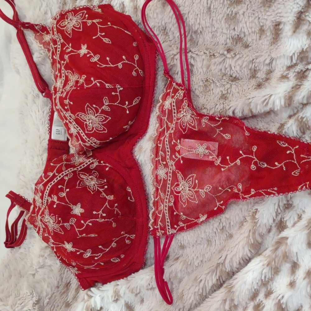 Brand new Gap bra and panty set.